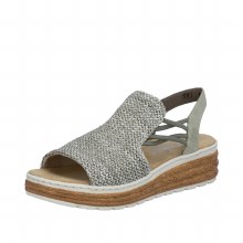 Additional picture of 62741 Green Woven Wedge