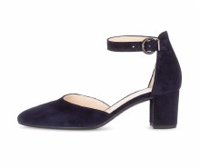 71.340 Navy Suede Heel 7 UK /