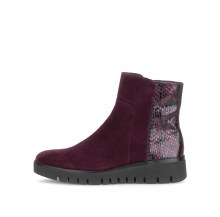 Additional picture of 8015 Mulberry Suede Ankle Boot