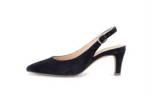 81.590 Sling Back Navy Suede 4