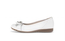 82.625 White Leather Pump 5.5