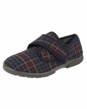 DB Navy Tartan Slipper