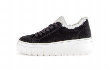 53.221 Black Suede Fur Lined