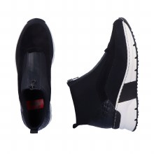 N6352 Black Zip Boot 37