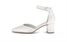 Block Heel Off White 5.5 UK /