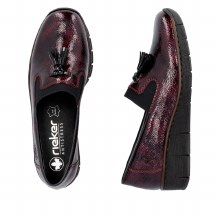 53751 Burgandy Patent Slip On