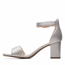 Clarks Deva Mae Silver Met 5