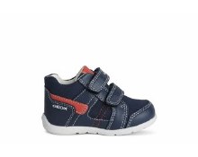 Geox Ethan Navy/Red Canvas 21