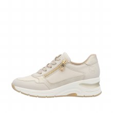 Additional picture of N9301 Beige Wedge Trainer 7 UK