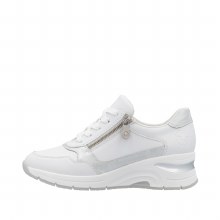 Additional picture of N9301 White Wedge Trainer 7 UK