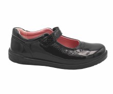 Ricosta Lillia Black Patent 30