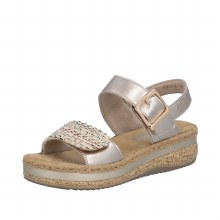 Additional picture of V0951 Beige Low Wedge