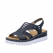 V44Y5 Navy Low Wedge