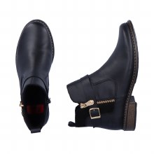 Z4959 Black Zip Boot 37