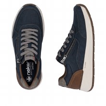 Additional picture of 11504 Navy/ Amaretto Lace Up 7