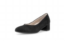Additional picture of 3015.01 Black Suede Low Heel