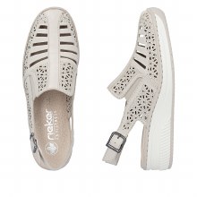 Additional picture of 48763 Cream Low Wedge 5 UK / 3