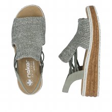 Additional picture of 62741 Green Woven Wedge