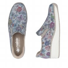 Additional picture of 68761 Blue Multi Slip On 4 UK