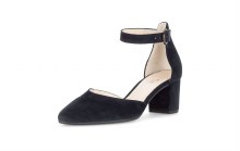 Additional picture of 81.340 Block Heel Navy Suede 4