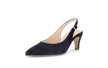 Additional picture of 81.590 Sling Back Navy Suede 8