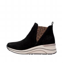 Additional picture of D0T75 Wedge Zip Ankle Black