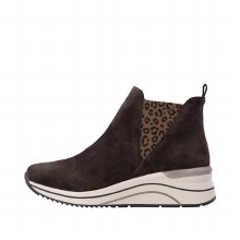 Additional picture of D0T75 Wedge Zip Ankle Brown