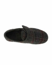 Additional picture of DB Grey Tartan Slipper