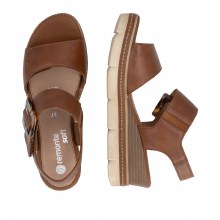 Additional picture of D2L53 Brown Wedge 4 UK / 37 EU
