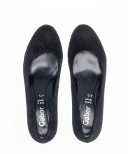 Additional picture of 01.400 Black Suede Heel 6.5