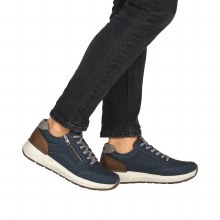 Additional picture of 11504 Navy/ Amaretto Lace Up 7