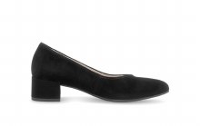 Additional picture of 3015.01 Black Suede Low Heel