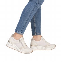 Additional picture of D0T19 Beige Wedge Trainer 6,5
