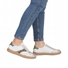 Additional picture of D2C05 White/Palegold Trainer 5