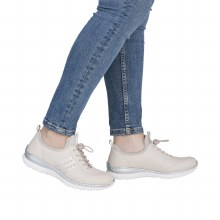 Additional picture of L3259 Cream Slip On 8 UK / 42