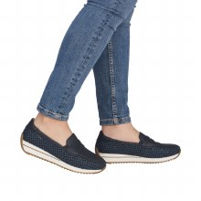 Additional picture of N1254 Navy Loafer 6 UK / 39 EU