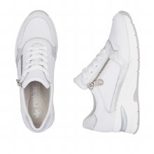 Additional picture of N9301 White Wedge Trainer 7 UK