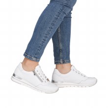 Additional picture of R6716 White Lace/ Zip Trainer