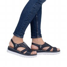 Additional picture of V44Y5 Navy Low Wedge