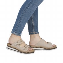 Additional picture of V7955 Beige Mule