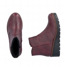 Additional picture of X9165 Burgundy Wedge
