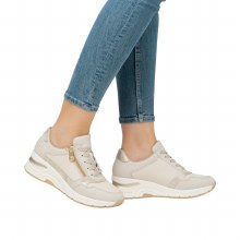 Additional picture of N9301 Beige Wedge Trainer 7 UK