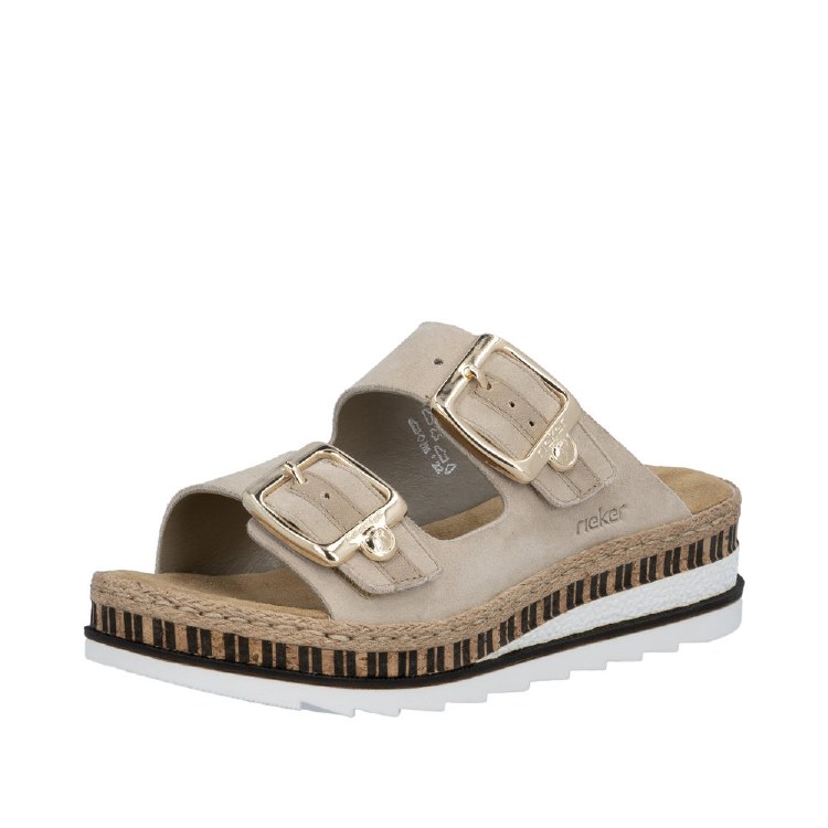 V7955 Beige Mule