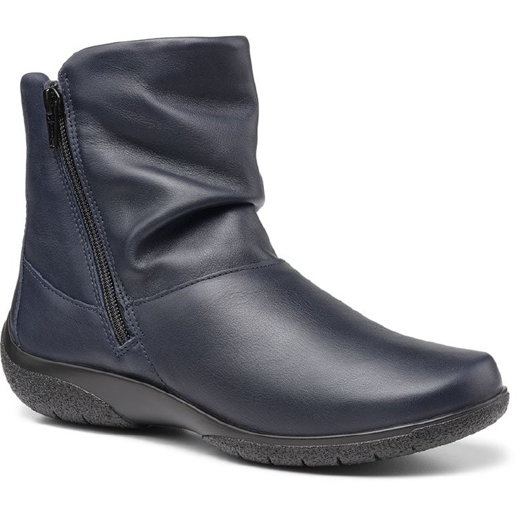 Whisper Navy Leather Boot 5