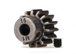 TRX 6487X 15T 1.0MP 5mm PINION GEAR