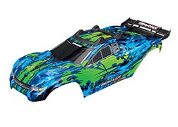 TRX 6717G BODY RUSTLER 4X4 VXL  GREEN