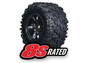 TRX 7772X XMAXX TIRES &amp; WHEELS