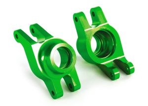 TRX 8952G ALUM STUB AXLE CARRIERS GREEN
