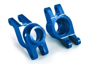 TRX 8952X ALUM STUB AXLE CARRIER BLUE