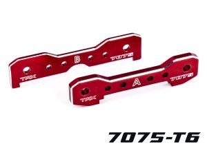 TRX 9629R SLEDGE FRONT TIE BARS RED